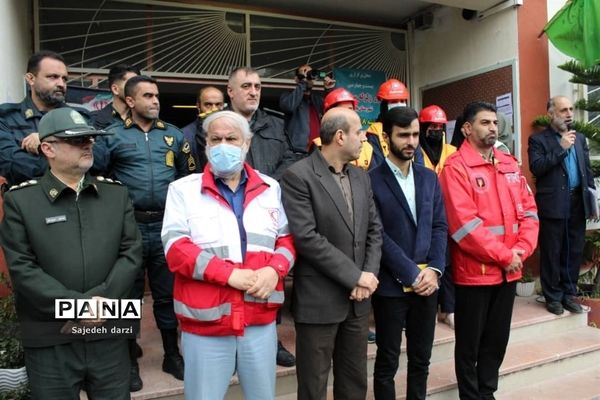 ‌مانور سراسری زلزله در شهرستان بابل