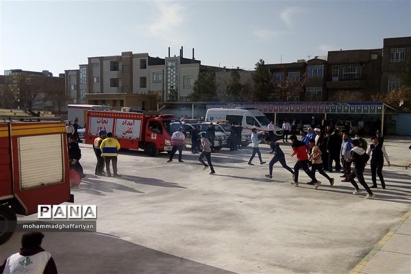 بیست و چهارمین مانور سراسری زلزله در شهرستان تربت جام