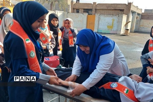 بیست و چهارمین مانور سراسری زلزله و ایمنی در شهرستان باوی