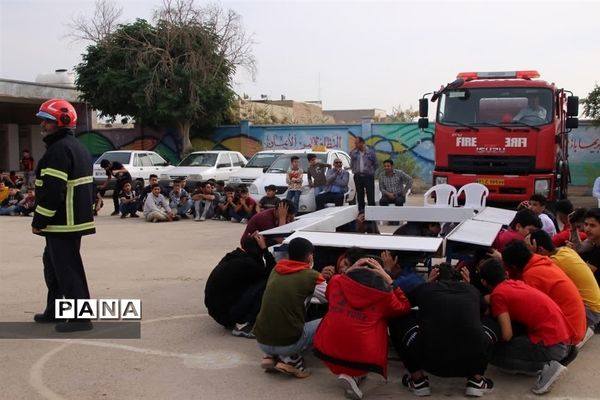 بیست و چهارمین مانور سراسری زلزله و ایمنی در شهرستان باوی