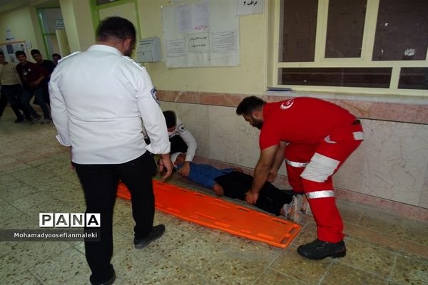 بیست و چهارمین مانور سراسری زلزله در سردشت خوزستان