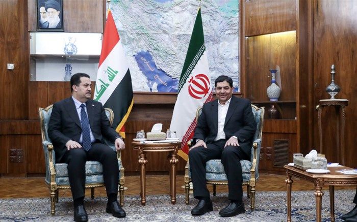 تاکید معاون اول رئیس‌جمهوری بر رفع موانع بانکی و مبادلات تجاری میان ایران و عراق