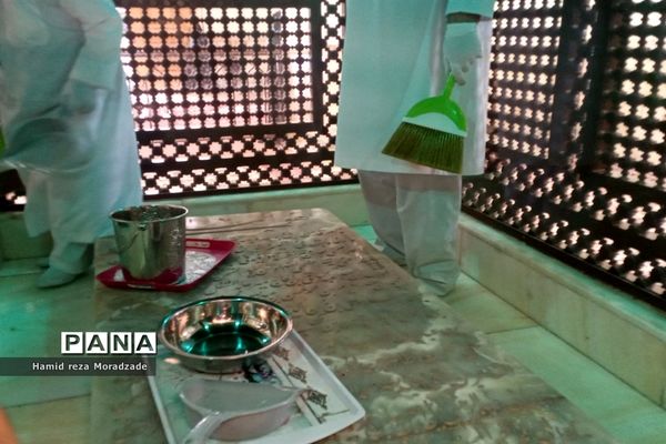 آیین معنوی غبارروبی مرقد شهید آیت الله مدرس (ره)