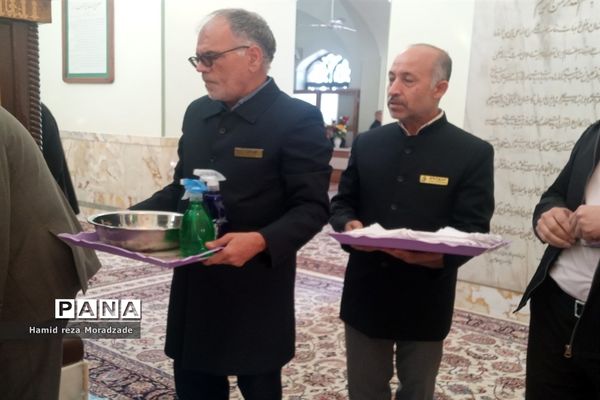 آیین معنوی غبارروبی مرقد شهید آیت الله مدرس (ره)