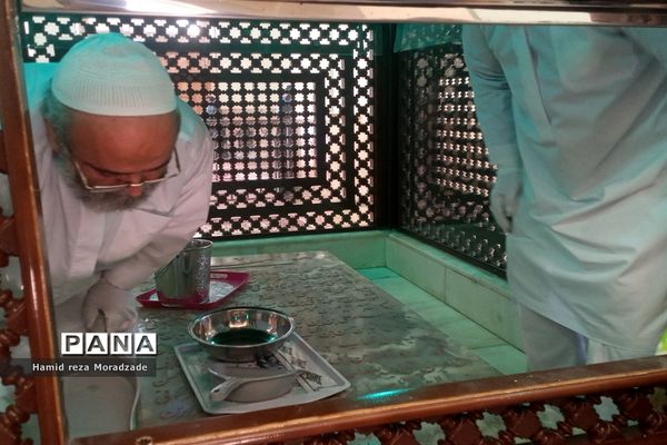 آیین معنوی غبارروبی مرقد شهید آیت الله مدرس (ره)