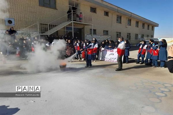 بیست و چهارمین مانور سراسری زلزله و ایمنی مدارس در آباده