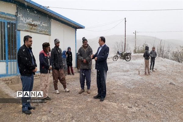 بازدید مدیرآموزش و پرورش کلات از مدارس روستاهای مسیر پساکو