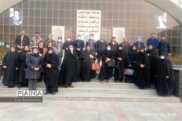 اردوی راهیان پیشرفت و بازدید از پارک ملی هوا فضا با حضور معاونان پرورشی شهرستان قدس