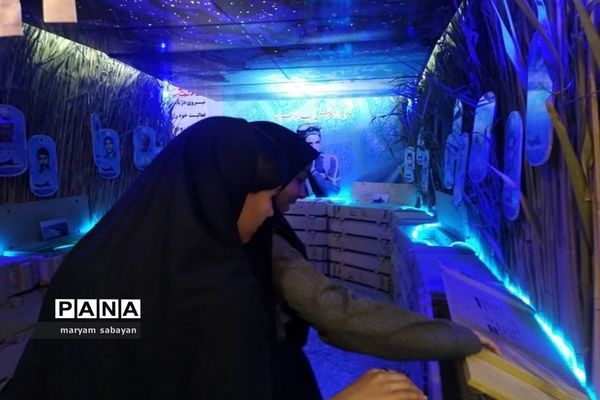 اردوی آموزشی آمادگی دفاعی پایه دهمی‌های ناحیه ۳ شیراز در موزه دفاع مقدس