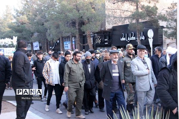مراسم استقبال از شهید گمنام دفاع مقدس در تربت جام