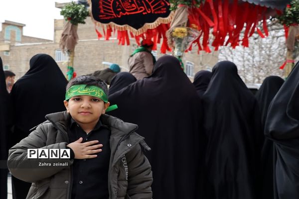 مراسم وداع با  شهید گمنام هشت سال دفاع‌مقدس در شهرستان اقلید
