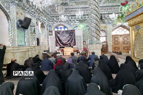 زیارت از امامزادگان پنج تن  لویزان و تجدید میثاق با شهدا
