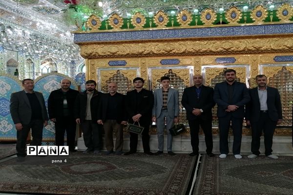 زیارت از امامزادگان پنج تن  لویزان و تجدید میثاق با شهدا