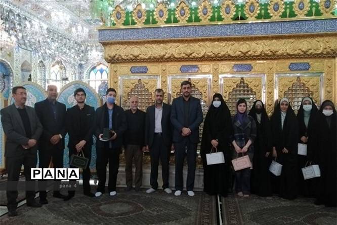 زیارت از امامزادگان پنج تن لویزان و تجدید میثاق با شهدا