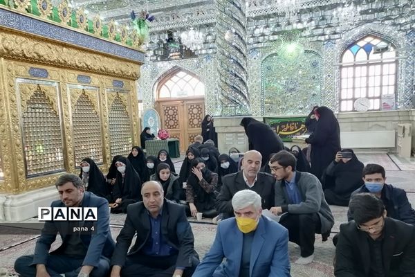 زیارت از امامزادگان پنج تن  لویزان و تجدید میثاق با شهدا