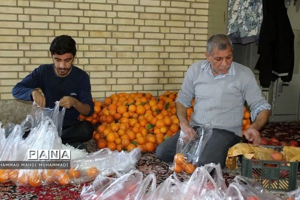 رزمایش کمک‌های مومنانه شب یلدا در فشافویه