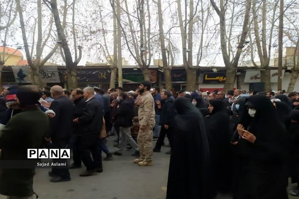 تشییع شهید گمنام  در شهرستان اقلید