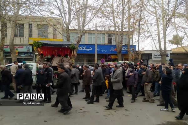 تشییع شهید گمنام  در شهرستان اقلید
