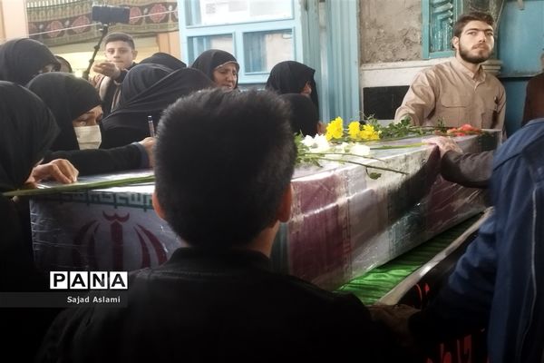 تشییع شهید گمنام  در شهرستان اقلید