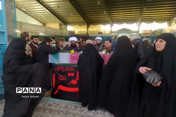 تشییع شهید گمنام  در شهرستان اقلید