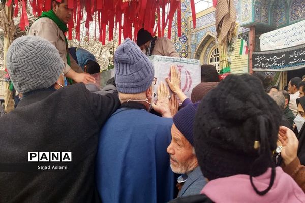 تشییع شهید گمنام  در شهرستان اقلید