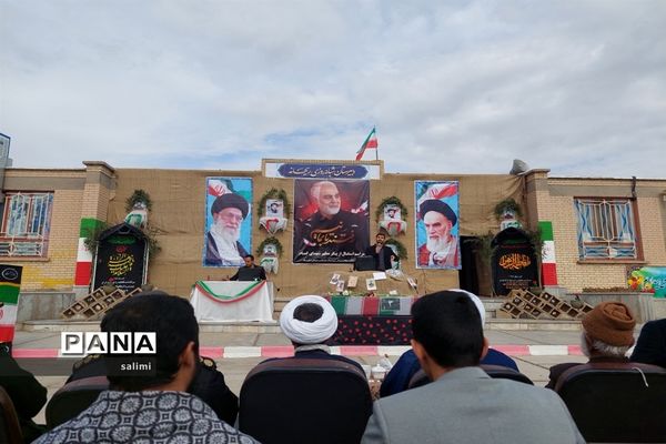تشییع شهید گمنام  با حضور دانش آموزان پیشتاز