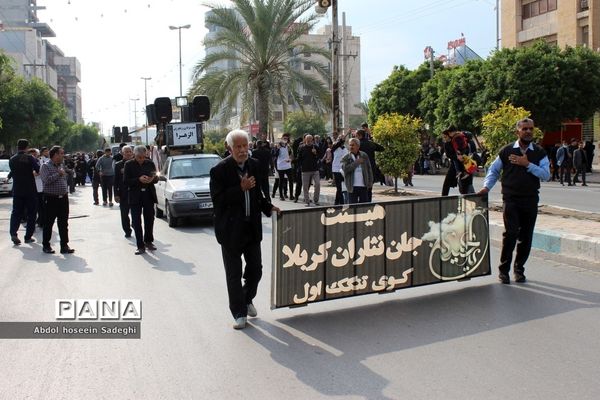 تشییع پیکر 3 شهید گمنام دفاع مقدس در بوشهر