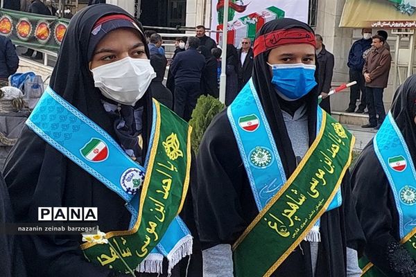 تشییع شهدای گمنام  دفاع مقدس در فارس