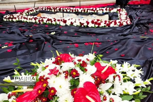 تشییع شهدای گمنام  دفاع مقدس در فارس