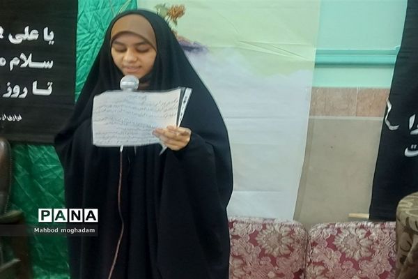 مراسم سوگواری شهادت حضرت زهرا (س) دبیرستان شهید بابایی منطقه ۱۳