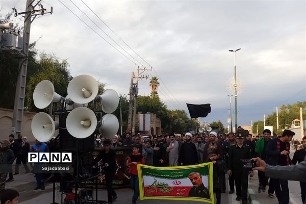 تشییع پیکر شهید گمنام در شوشتر