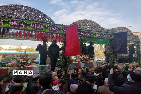 تشییع و وداع با پیکر مطهر شهدای گمنام در کرج