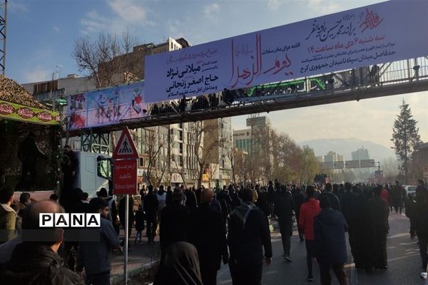 تشییع و وداع با پیکر مطهر شهدای گمنام در کرج
