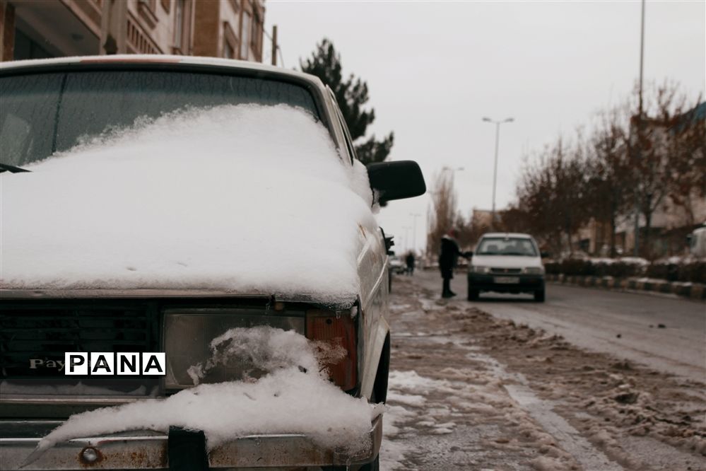 اولین برف زمستانه زنجان