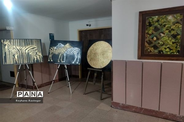 افتتاحیه نمایشگاه نقاشی در نگارخانه کانون فرهنگی و تربیتی شهدای پاکدشت