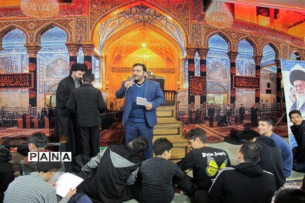 عزاداری دانش‌آموزان شهرستان پردیس در روز شهادت حضرت فاطمه زهرا(س)