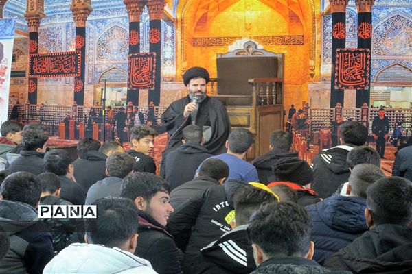 عزاداری دانش‌آموزان شهرستان پردیس در روز شهادت حضرت فاطمه زهرا(س)