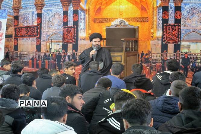 عزاداری دانشآموزان شهرستان پردیس در روز شهادت حضرت فاطمه زهرا(س)