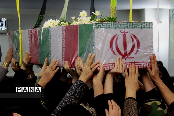 مراسم استقبال از شهید گمنام