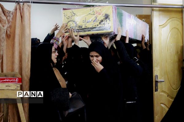 مراسم استقبال از شهید گمنام