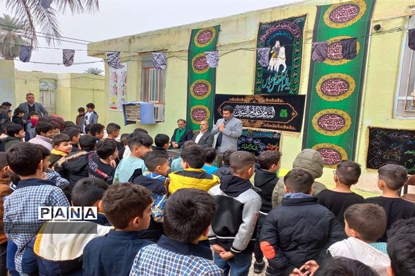 برگزاری مراسم سوگواری شهادت حضرت فاطمه (س)در مدارس شهرستان حمیدیه