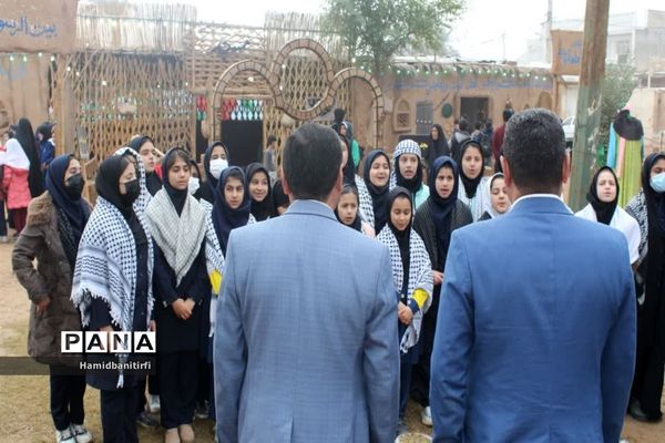 بازدید از نمایشگاه بیت الاحزان در حمیدیه