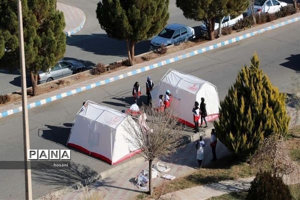 مانورسراسری ایمنی بمناسبت سالروز حادثه زلزله بم در خراسان جنوبی