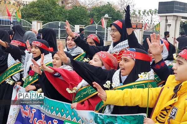 آیین تشییع و خاکسپاری شهید‌ گمنام در اداره‌کل آموزش و پرورش فارس