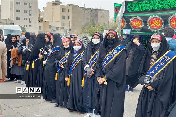 آیین تشییع و خاکسپاری شهید‌ گمنام در اداره‌کل آموزش و پرورش فارس