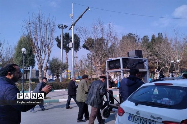 عزاداری شهادت حضرت فاطمه زهرا (س) در روستای جعفرآباد بخش جوادآباد