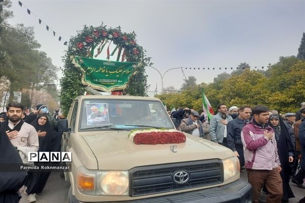 مراسم تشییع پیکر مطهر شهید گمنام  در شیراز