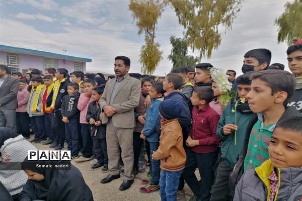 استقبال از شهید گمنام دفاع مقدس در منطقه ششده و قره بلاغ