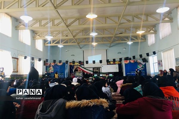 مراسم سوگواری شهادت حضرت زهرا(س) در دبیرستان‌های ناحیه 3 شیراز