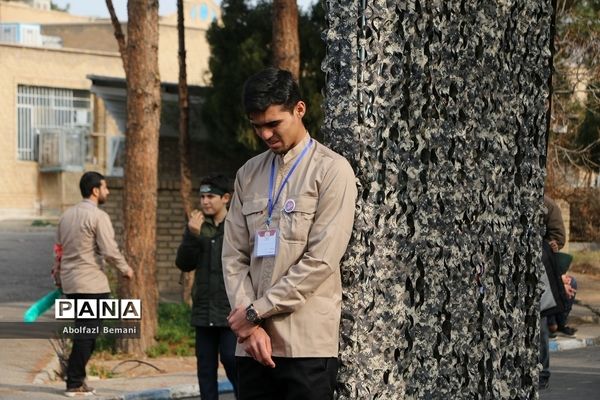 تشییع و خاکسپاری شهید گمنام 16 ساله در دانشگاه فرهنگیان قم